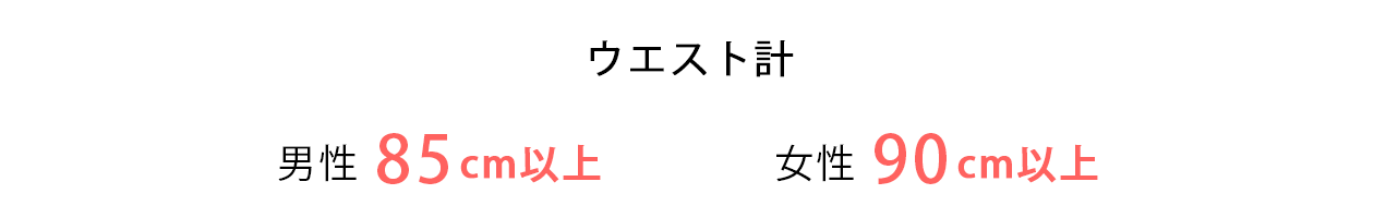 メタボリックシンドロームの診断基準