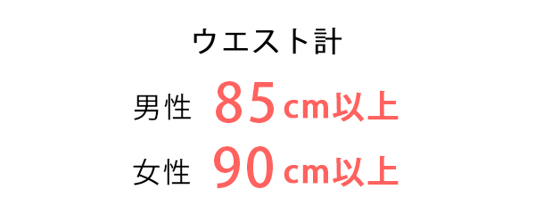 メタボリックシンドロームの診断基準